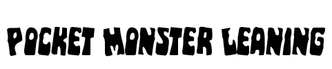 Pocket Monster Leaning