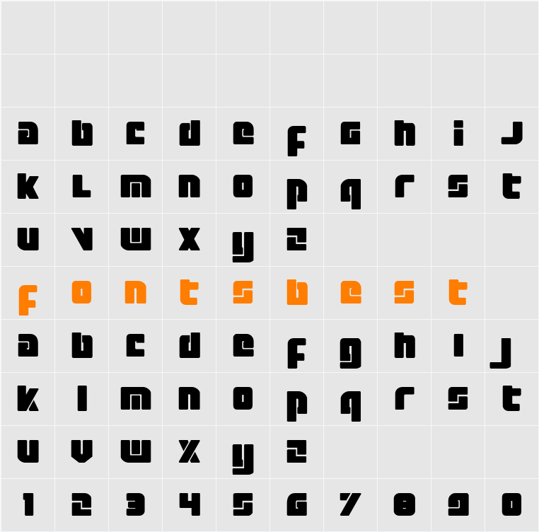 Exoplanet Expanded Character Map