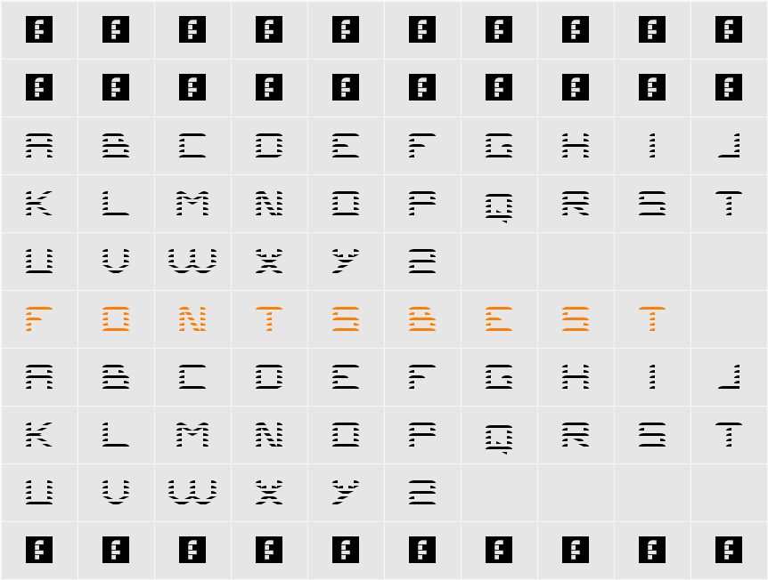 Problems Character Map