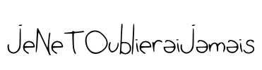 JeNeTOublieraiJamais