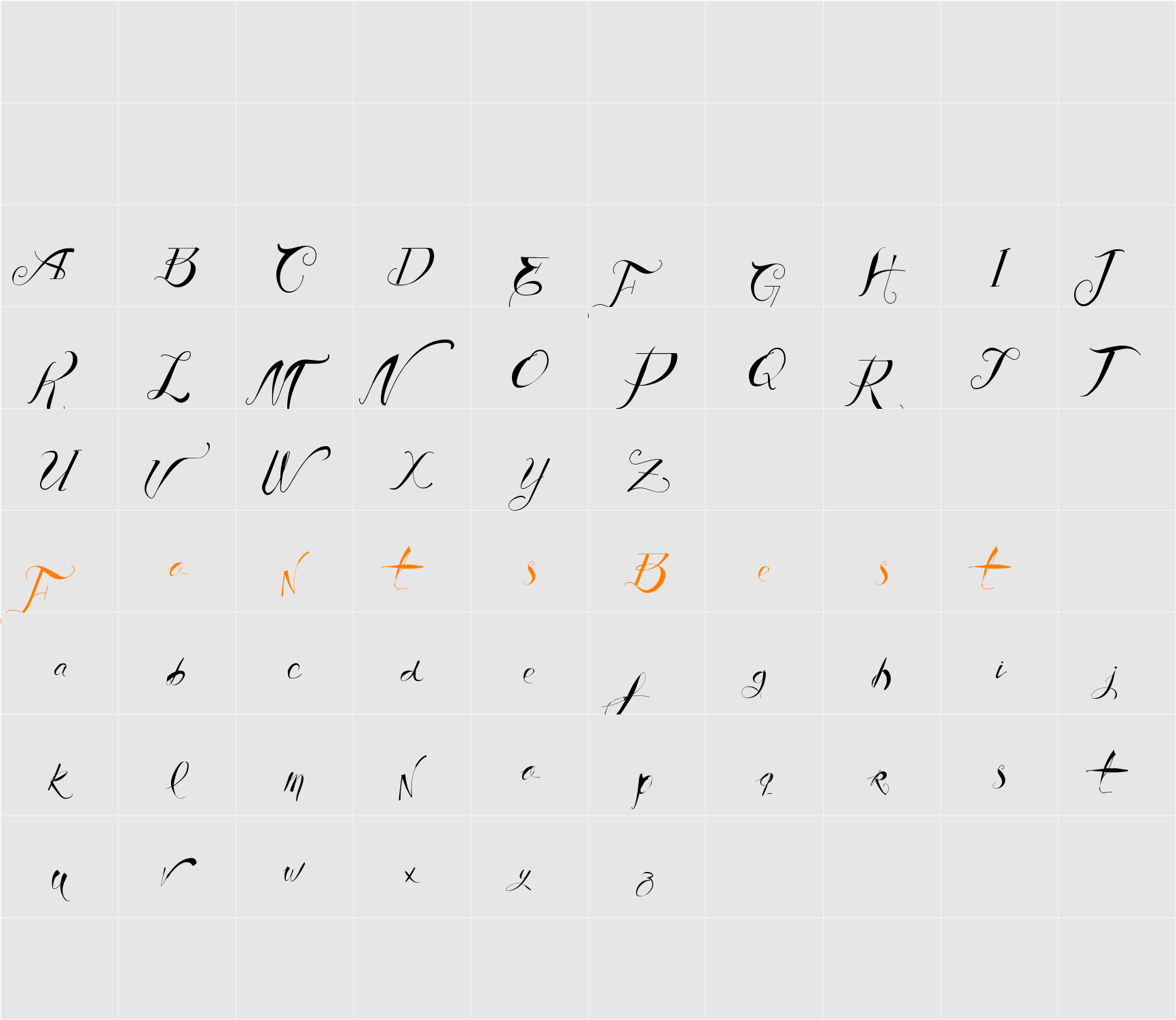 Vtks Authentic Character Map
