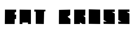 FAT BROSS Font Image