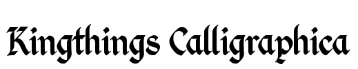 Kingthings Calligraphica
