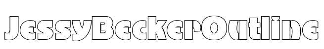 JessyBeckerOutline Font Image