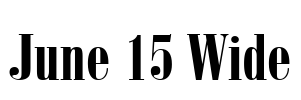 June 15 Wide