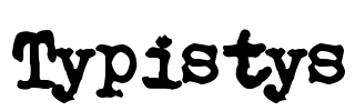 Typistys Font Image