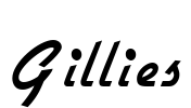 Gillies Font Image