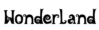 Wonderland Font Image