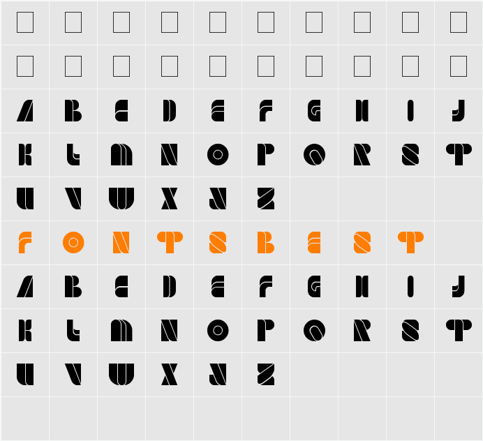 GAME PLAYER Character Map