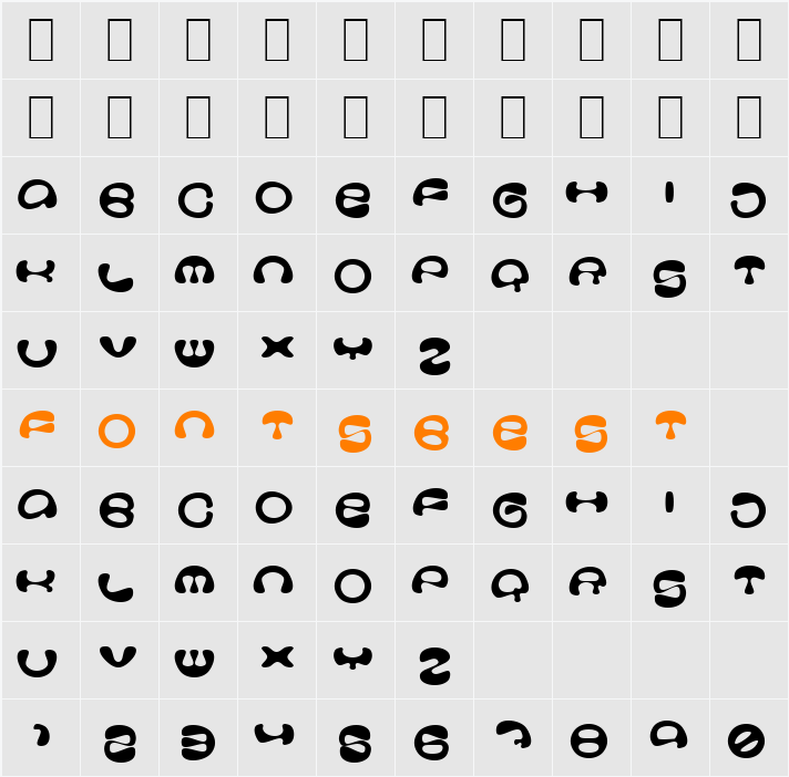 Stoopid Character Map