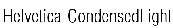 Helvetica-CondensedLight