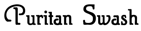 Puritan Swash Font Image