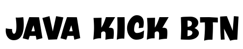 Java Kick BTN Font Image