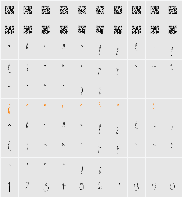 DonkeyPunch Character Map