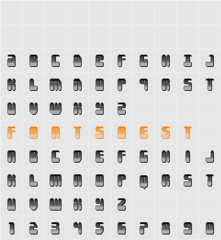 Force Majeure Chrome Character Map