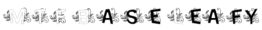 MTF Base Leafy Font Image