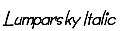 Lumparsky Italic