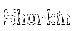 Shurkin Font Image