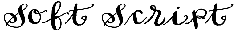Soft Script Font Image