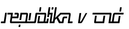 Republika V Cnd Font Image