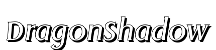 DragonShadow Font Image
