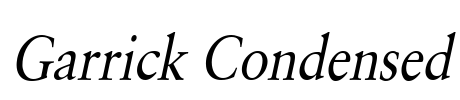 Garrick Condensed
