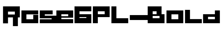 RaseGPL-Bold Font Image