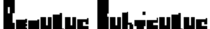 Regulus Cubiculus Font Image