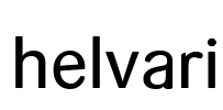 helvari Font Image