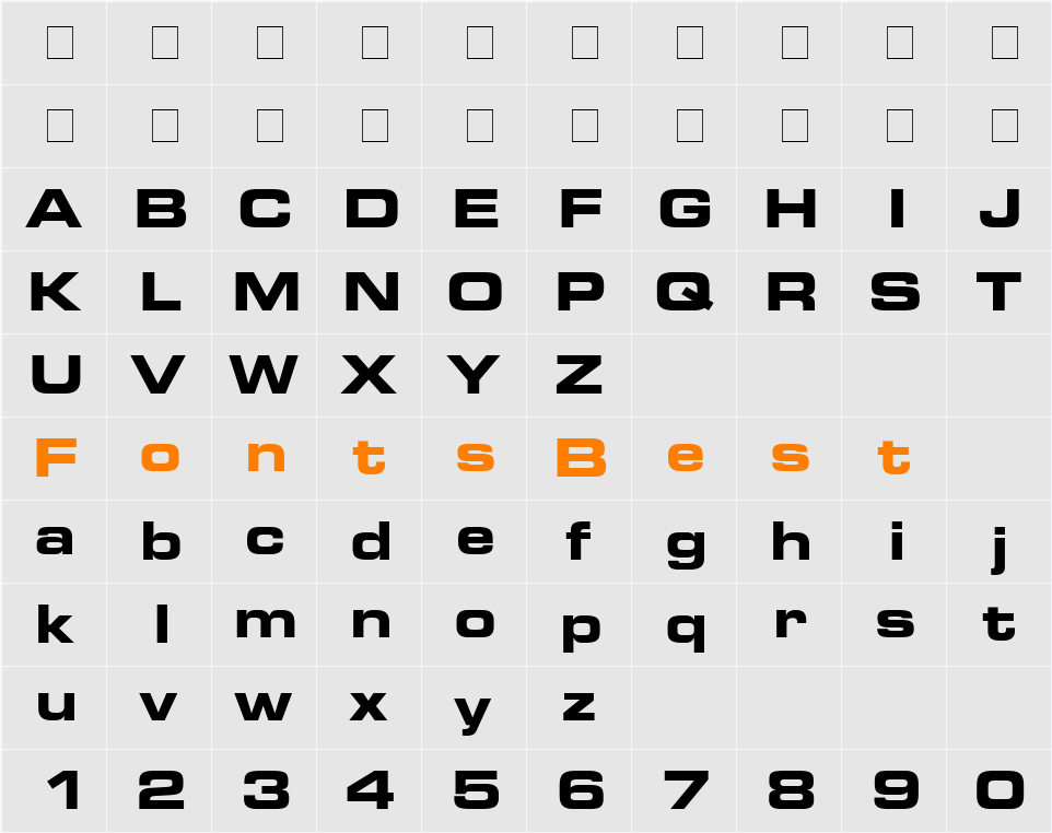 Palindrome Expanded SSi Character Map