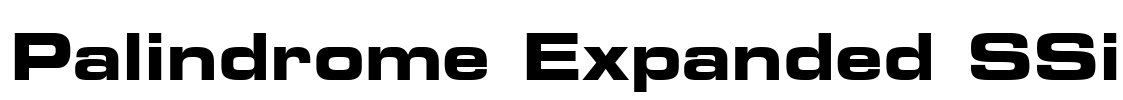 Palindrome Expanded SSi Font Image