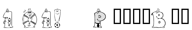 101! PictoBet Font Image