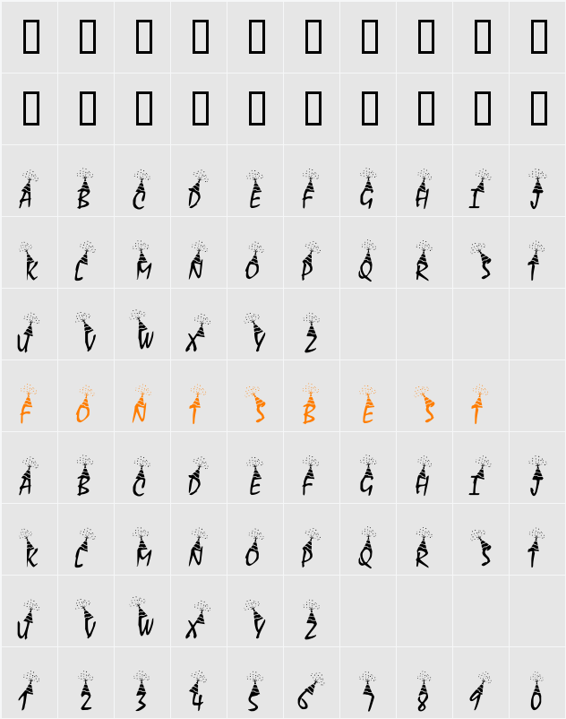 LCR Party Hardy Character Map
