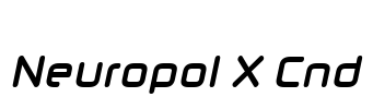 Neuropol X Cnd Font Image