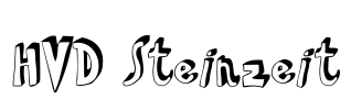 HVD Steinzeit Font Image