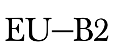 EU-B2 Font Image