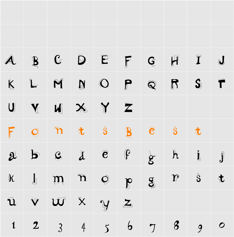 Wynand Character Map