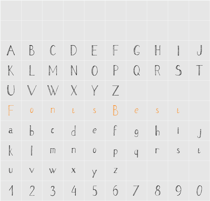 Stripe Character Map