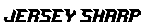Jersey Sharp Font Image