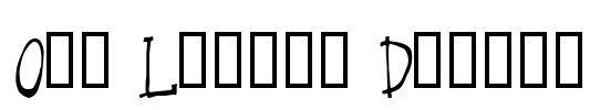 One Legged Donkey Font Image