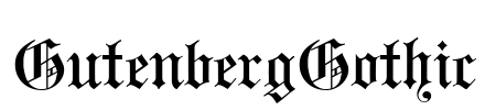 GutenbergGothic