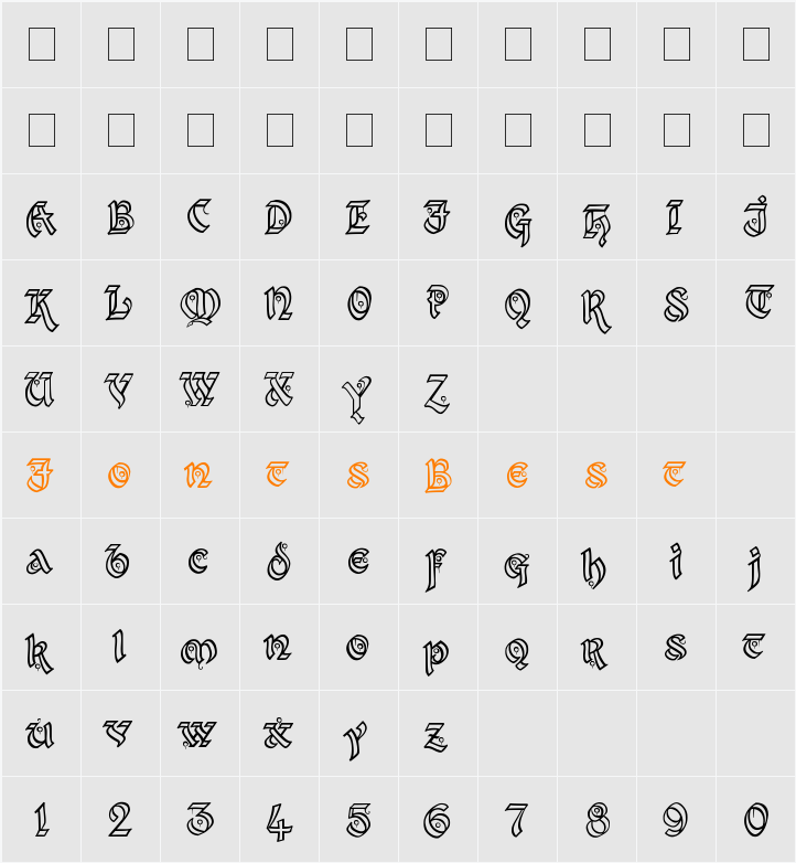 Kingthings Xander Outline Character Map