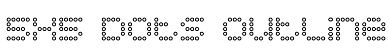 5x5 Dots Outline