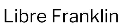 Libre Franklin Font Image