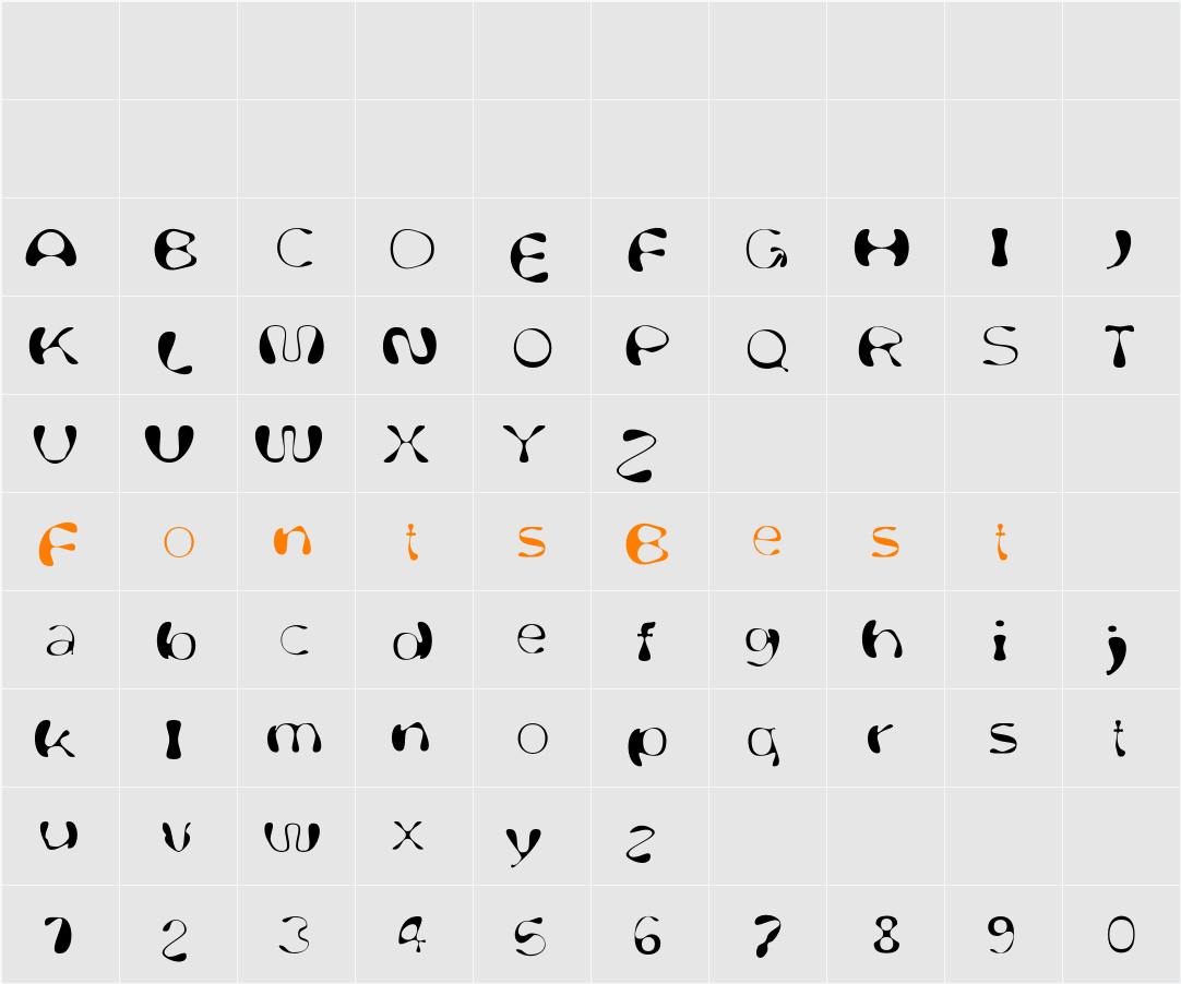 Dirty Three Character Map