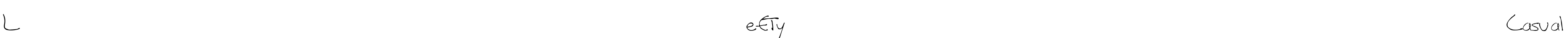 LeftyCasual Font Image
