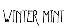 Winter Mint Font Image