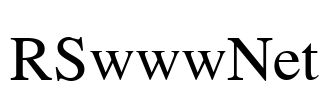 RSwwwNet Font Image