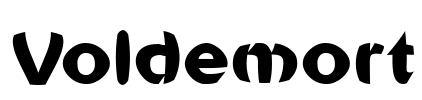 Voldemort Font Image