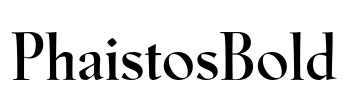 PhaistosBold Font Image